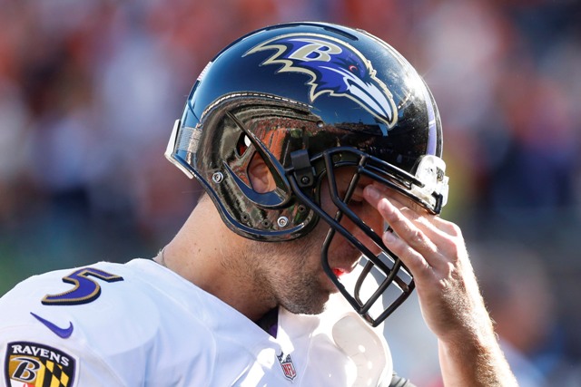 Joe Flacco, quarterback de los Cuervos de Baltimore