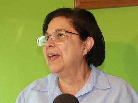 La hermana Consuelo Morales.
