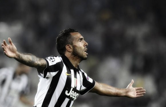 Carlos Tévez con la Juventus 