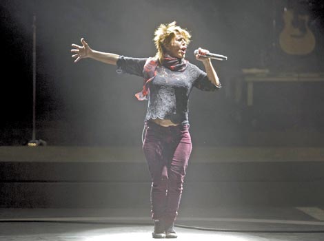 Alejandra Guzmán en el Auditorio Nacional.