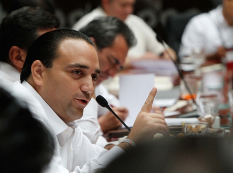 El gobernador de Quintana Roo, Roberto Borge Angulo.