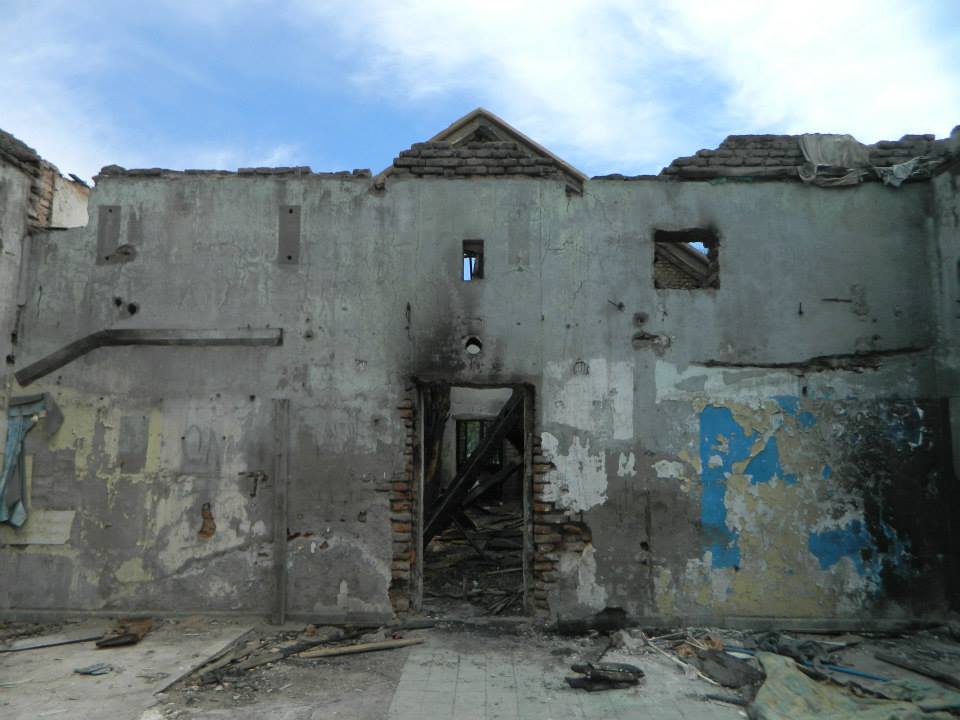 Uno de los escenarios visitados fue el denominado "territorio del olvido" ubicado en  Santiago de Chile