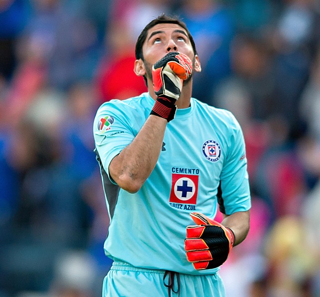 José de Jesús Corona, en un juego de Liga