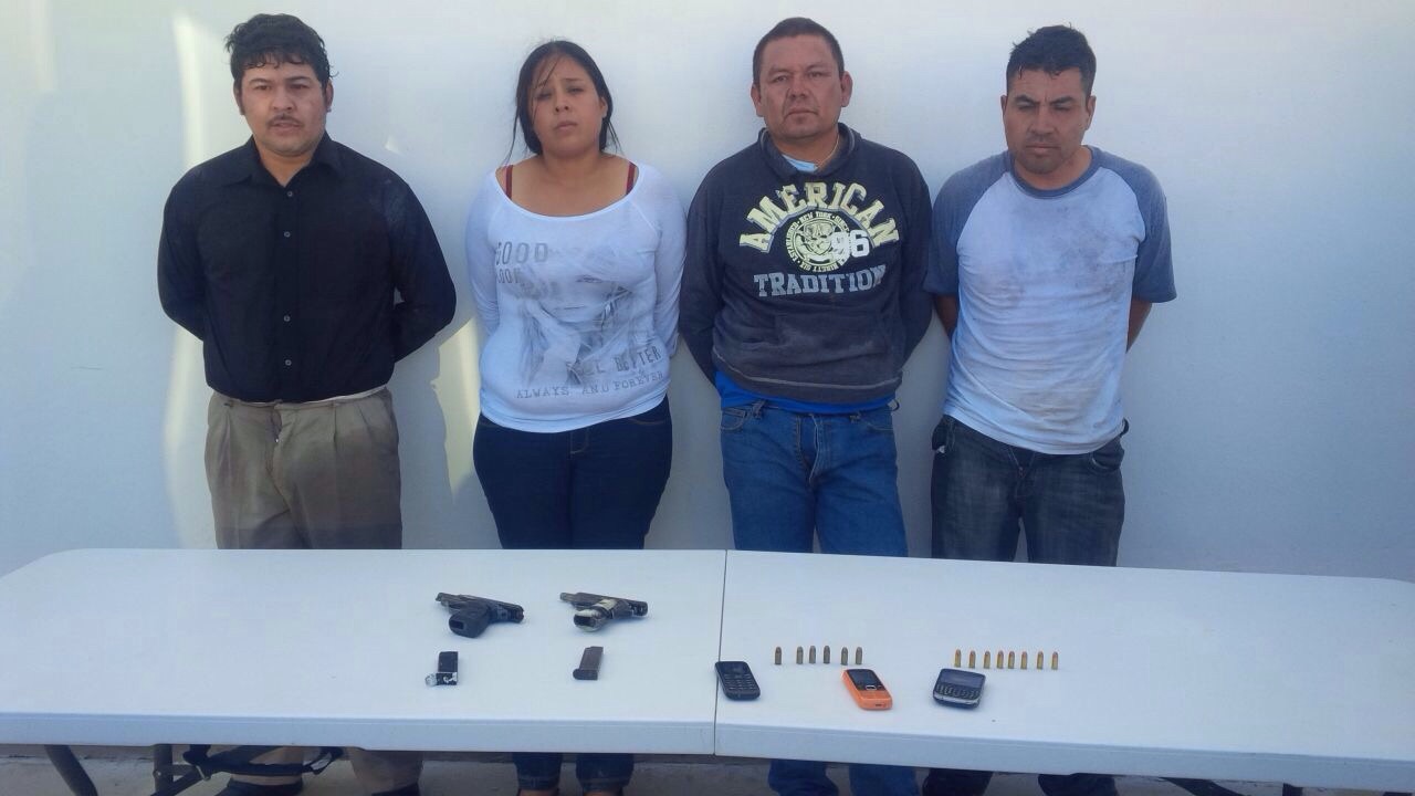 Julio Torres García, Martha Alicia Pineda García, Eliseo Ramírez Hinojosa y Manuel Valdez Bolívar son los detenidos
