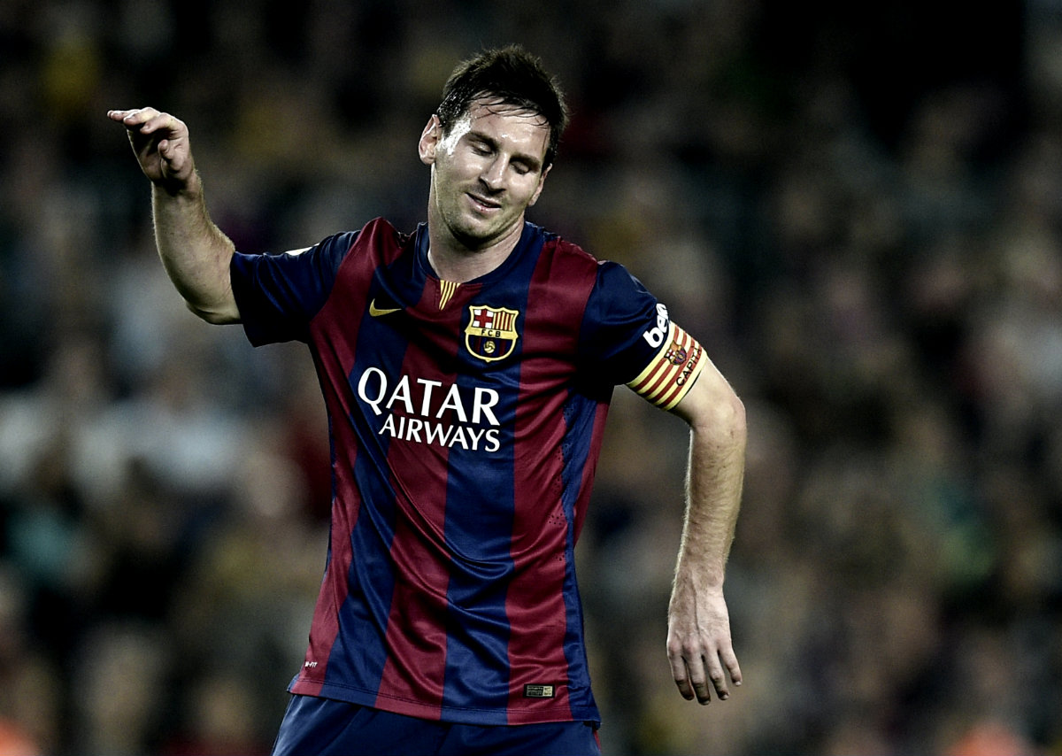 Lionel Messi lamentó la caída 