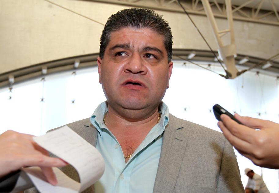 El alcalde de Torreón, Miguel Ángel Riquelme. 