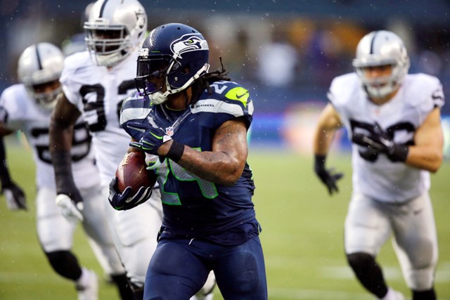 Marshawn Lynch, corredor de los Seattle Seahawks