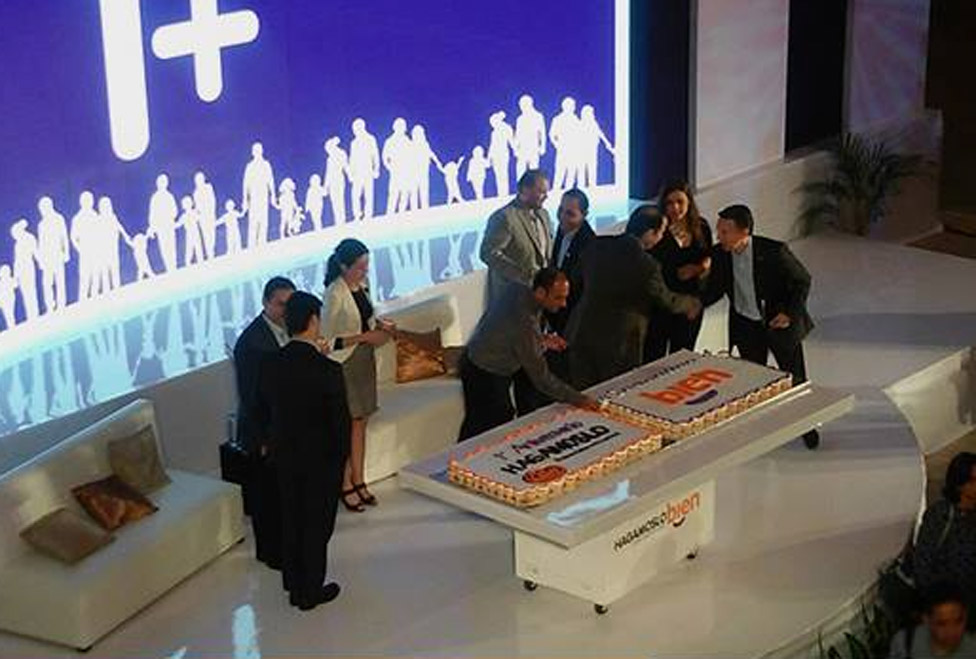 Los participantes celebraron un año del programa.