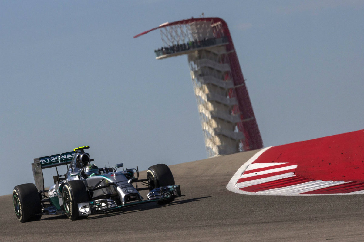 Nico Rosberg durante el GP de Estados Unidos 