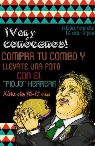 Cartel de Miguel Herrera en la Anáhuac del sur 