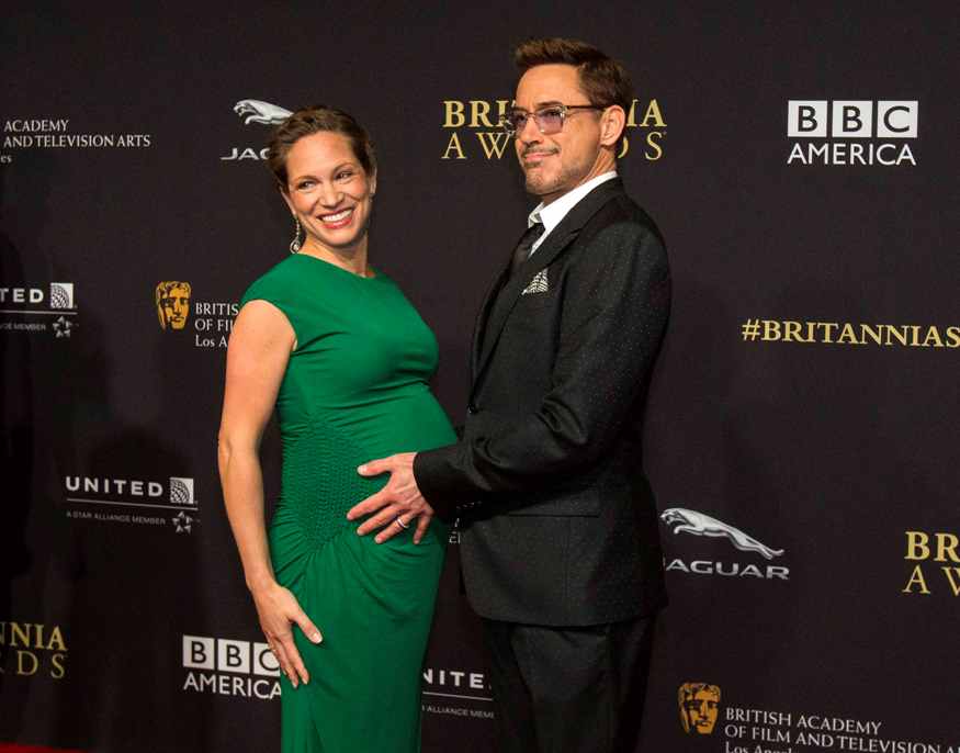Robert Downey Jr. asistió a los Premios Britannia acompañado de su esposa, Susan Nicole Downey. 