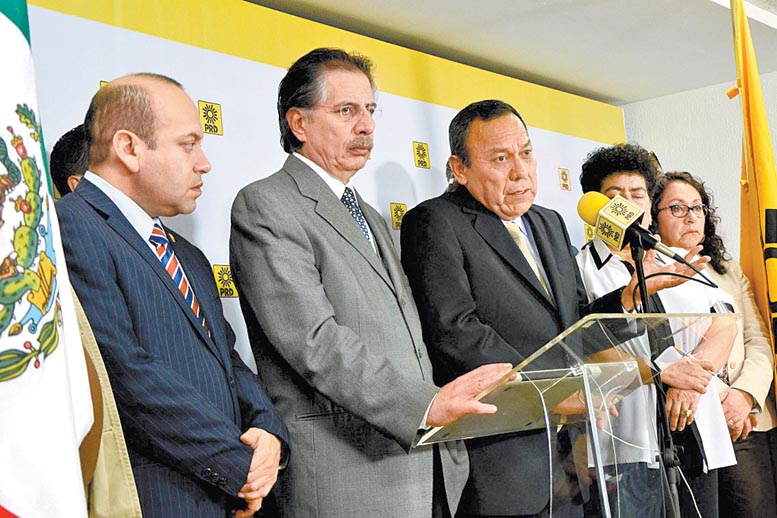 Jesús Ortega y Jesús Zambrano ofrecieron una conferencia de prensa.