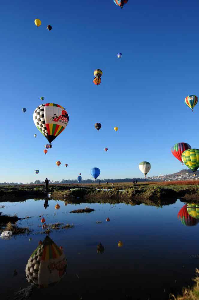 Globos sobre la laguna de yuridia