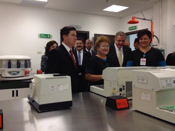 El gobernador Rodrigo Medina de la Cruz acudió a la inauguración y dio un recorrido por las nuevas instalaciones. 