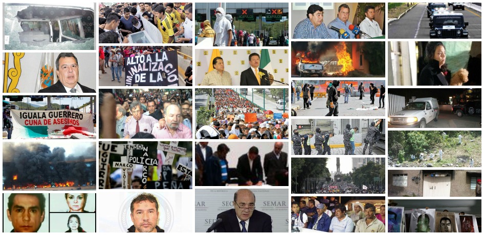 Los rostros del caso Iguala.