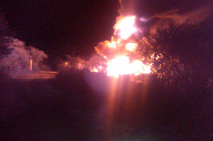 El incendio en Zamora.