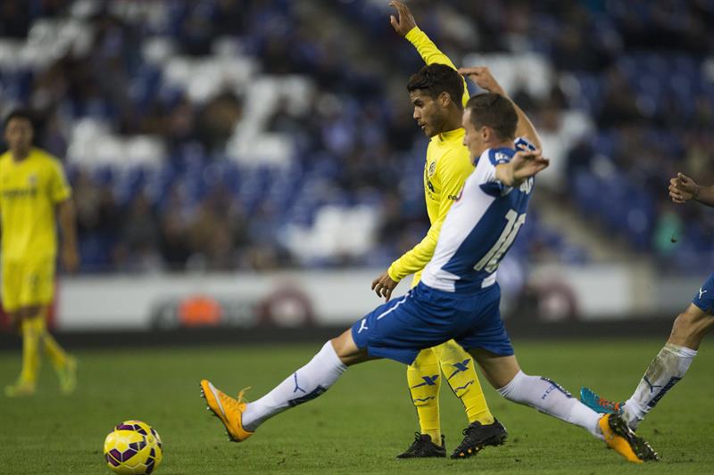 Jonathan dos Santos fue titular en el juego del Villarreal contra el Espanyol 