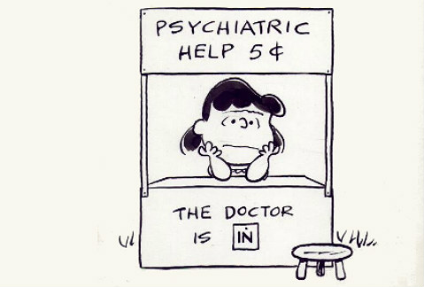Como Lucy de Peanuts pero todo el tiempo y en tu celular