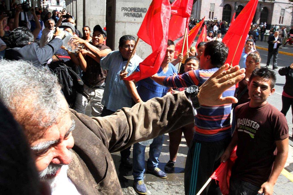 Grupo de choque del PRI, quien me agredió: Encinas