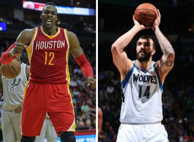 Dwight Howard y Nikola Pekovic , lideran a Rockets y Timberwolves para suelo en la Ciudad de México