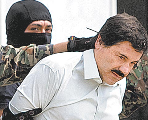 El capo al ser arrestado.