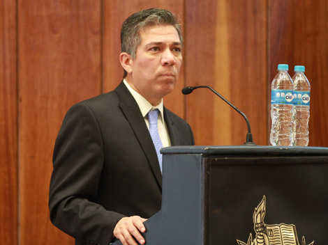 El director de finanzas de Minera Autlán, Gustavo Cárdenas. 