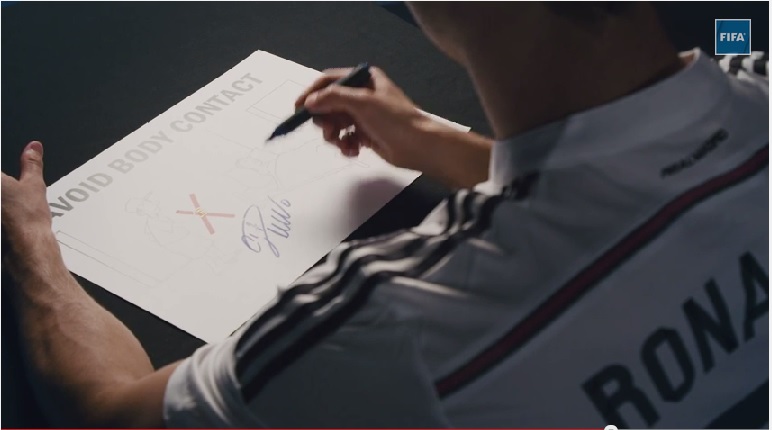 Cristiano se une una campaña contra el ébola 