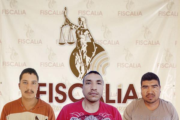 Los otros tres sujetos involucrados con estos hechos, Ignacio Alvarado, Roy De La Cruz García y Óscar Caballero.