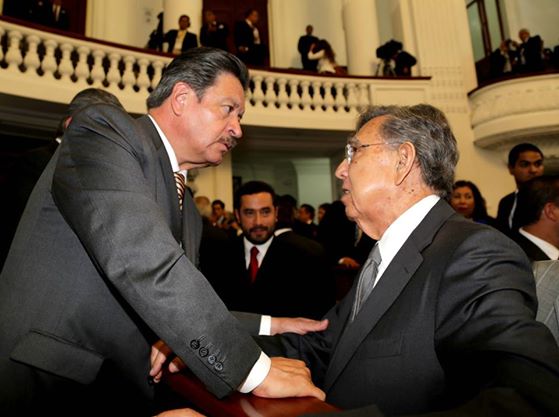 Carlos Navarrete y Cuauhtémoc Cárdenas. 
