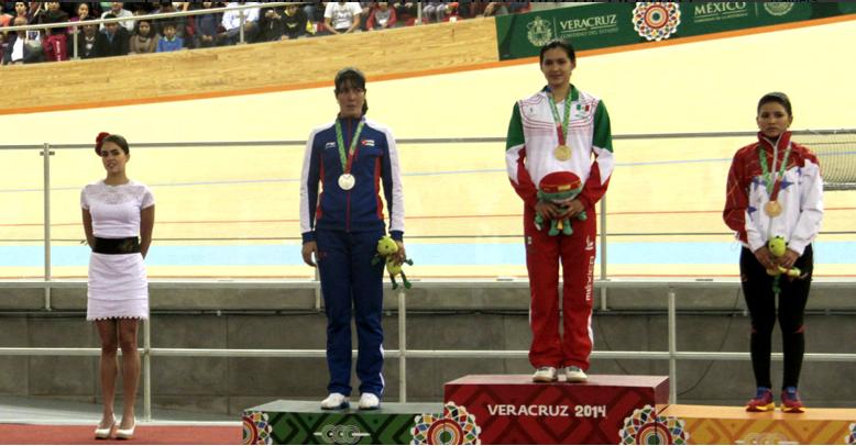 Yarely Salazar, oro en el Velódromo JCC Veracruz 