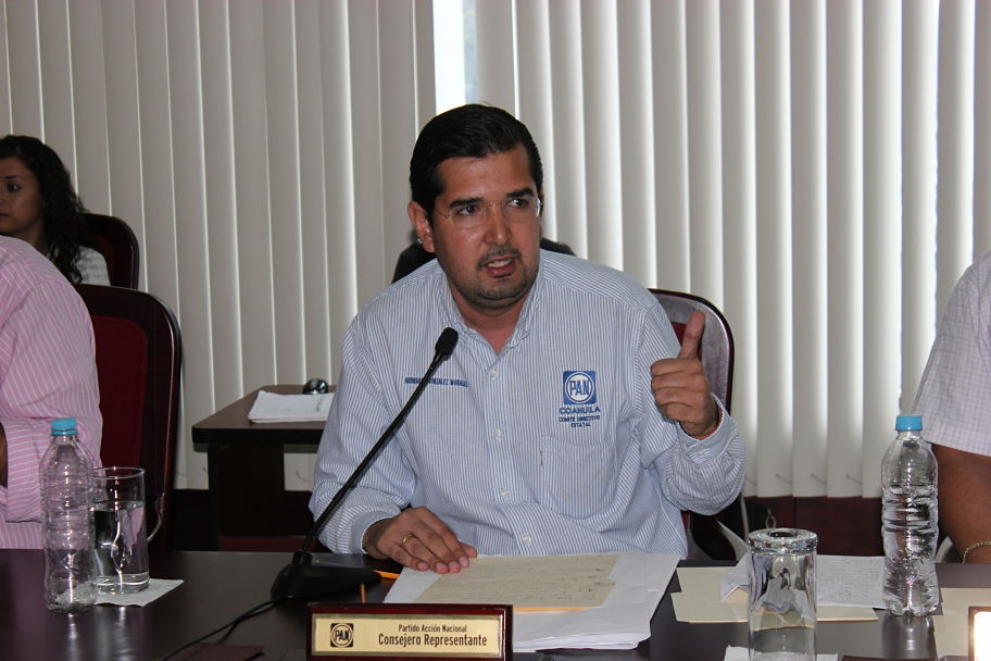 Bernardo González, presidente del PAN en Coahuila.