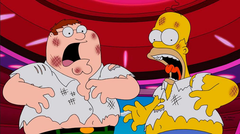 Homero y Peter Griffin compartirán sus locuras el domingo a las 21:00 horas por FX. 