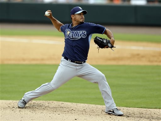 Joel Peralta con los Rays 
