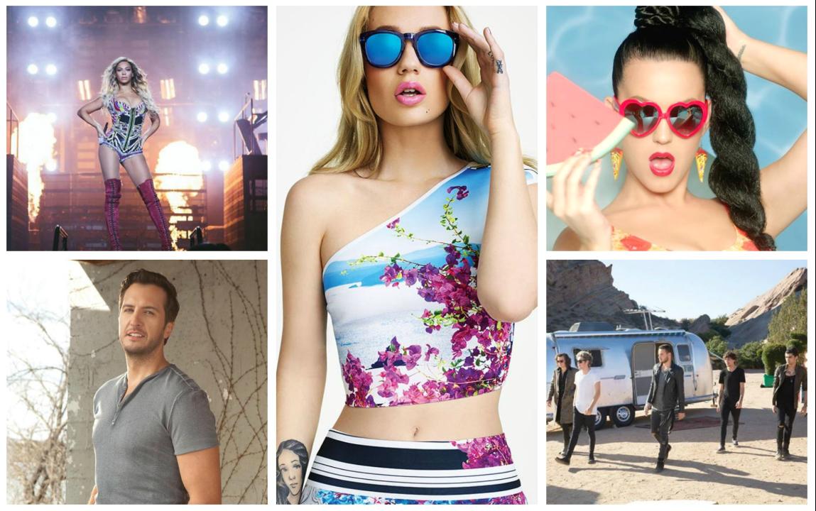 Iggy Azalea, Beyoncé, Luke Bryan One Direction y Katy Perry buscarán coronarse con el máximo galardón en los American Music Awards.