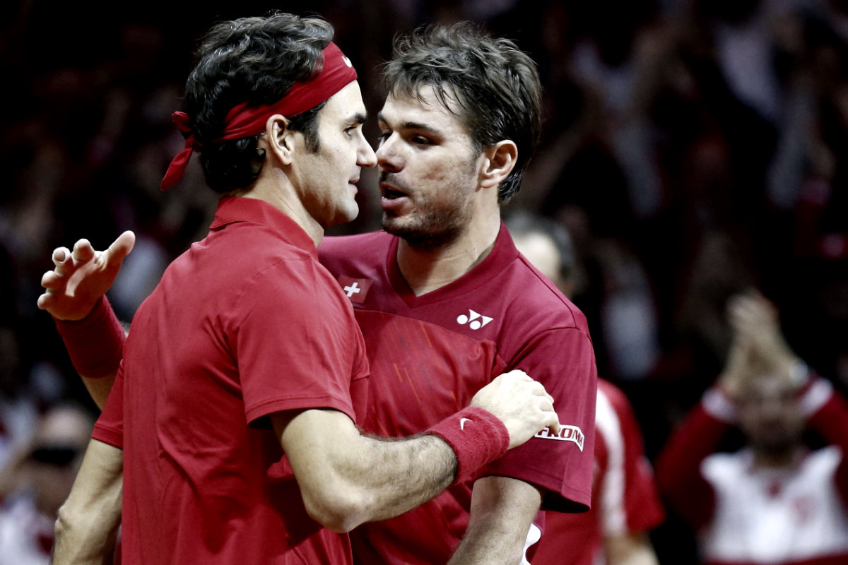 Roger Federer y Stanislas Wawrinka 