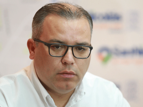 El alcalde nicolaíta, Pedro Salgado Almaguer.