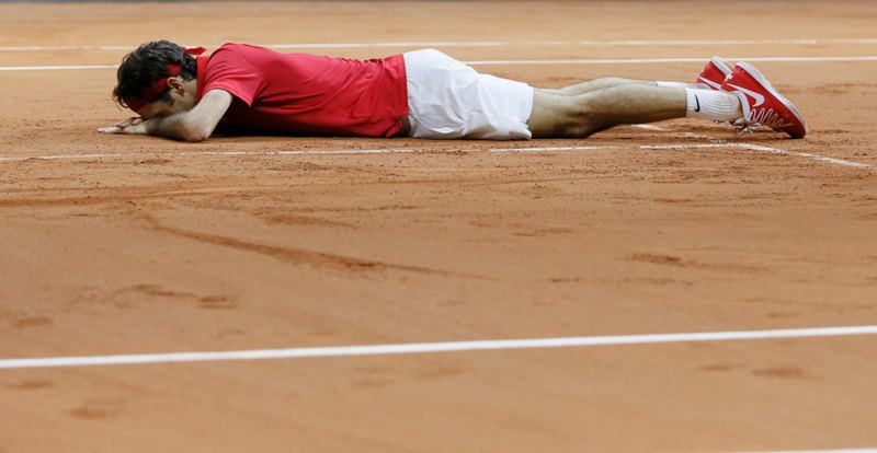 Federer derramó algunas lagrimas