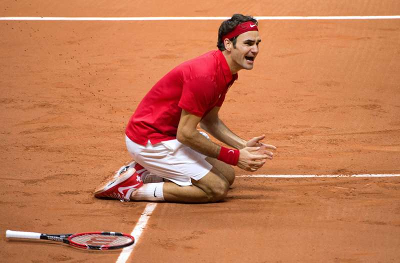 Federer logró el triunfo