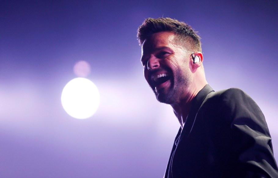 El público estalló en aplausos con el show de Ricky Martin. 