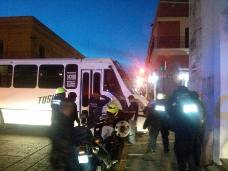 El operativo para deslojar el Centro Histórico se registró en completa calma.