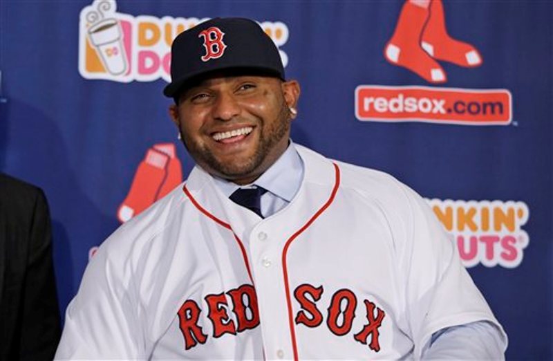 Pablo Sandoval en su presentación