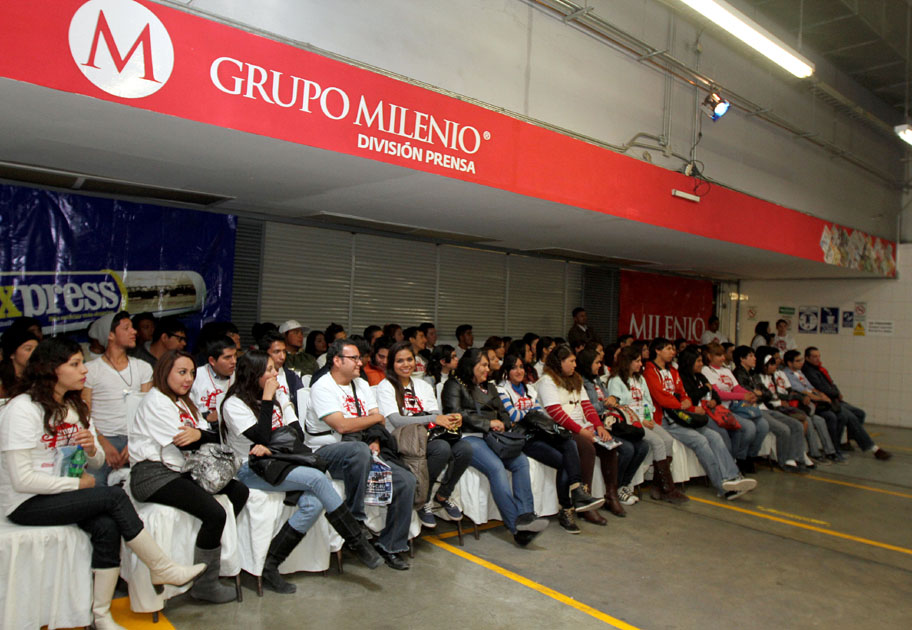 Estudiantes conocieron todas las plataformas informativas.