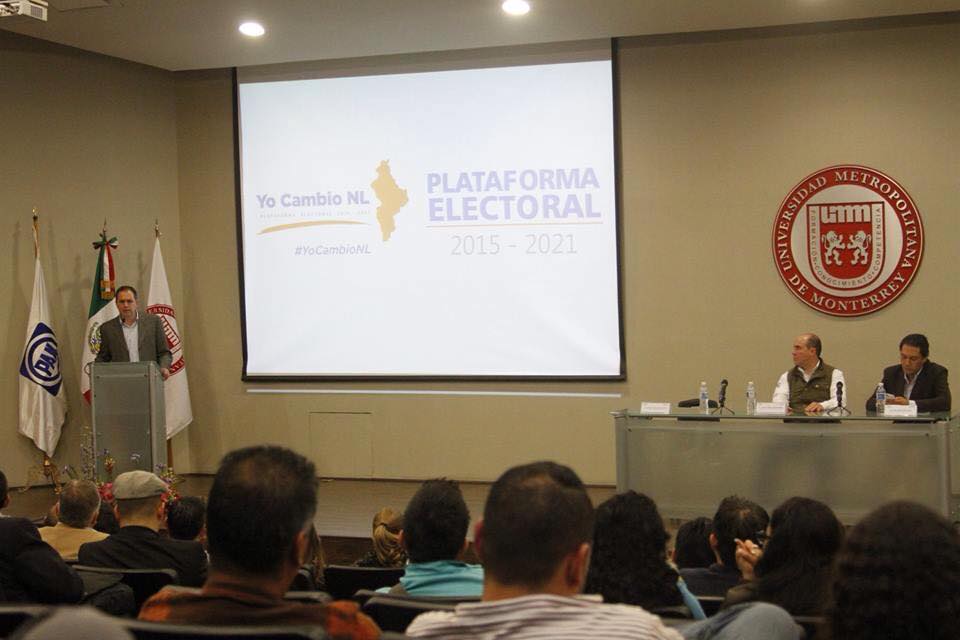 El último foro se realizó en la Universidad Metropolitana de Monterrey.