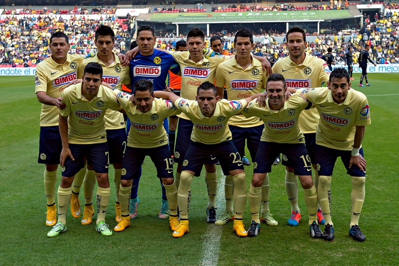 América previo al inicio de un juego 