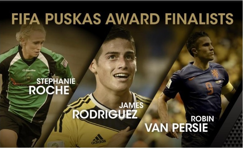 Los finalistas al premio Puskas