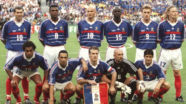 Selección campeona del Mundo en 1998 