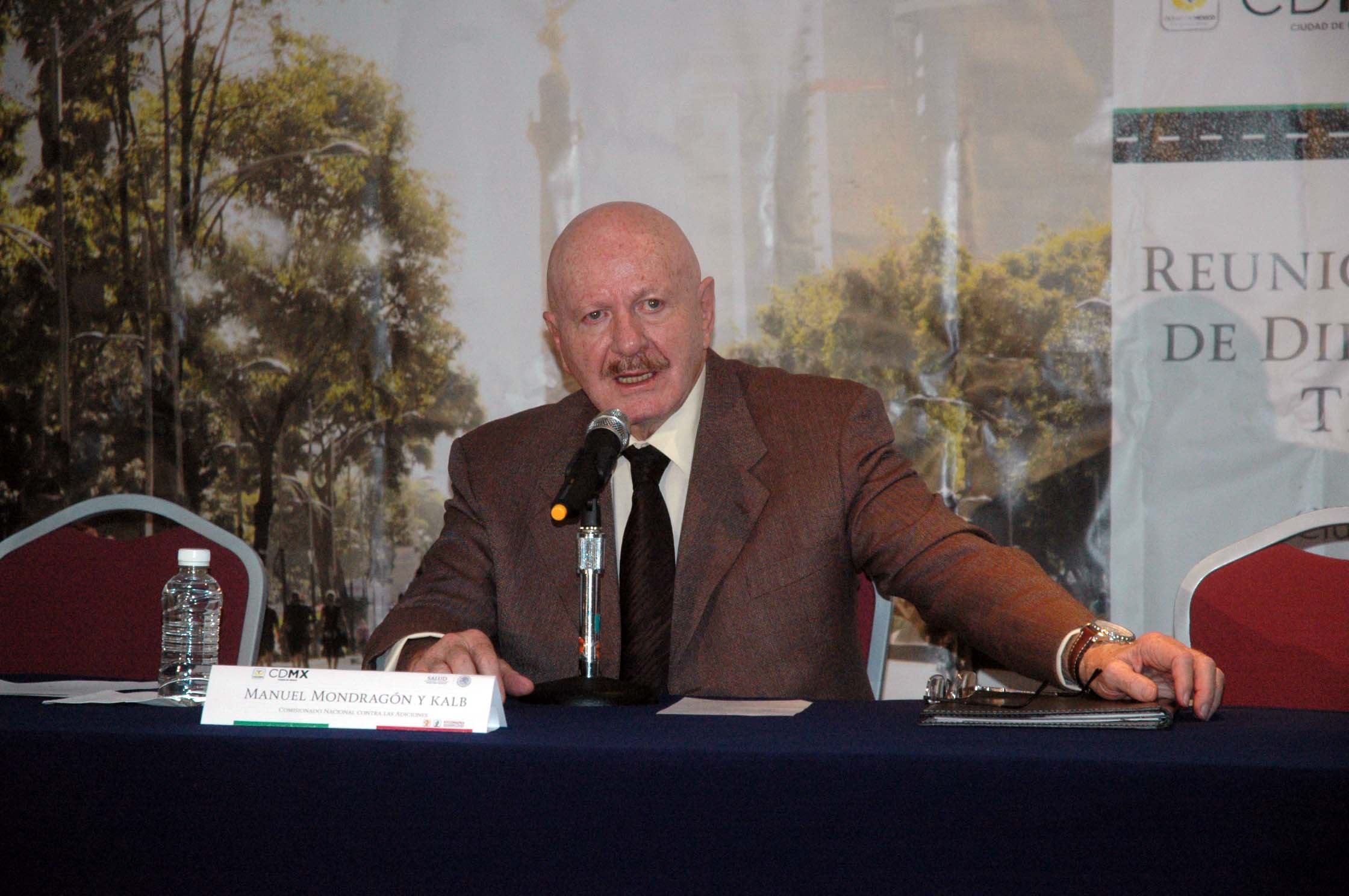 Manuel Mondragón y Kalb, titular de la Comisión Nacional Contra las Adicciones, planteará sanciones ejemplares a “policías corruptos” para que no se p