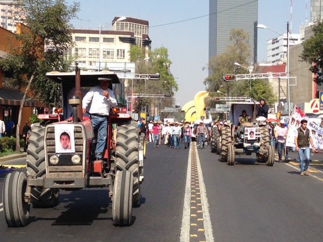 El paso de los tractores.