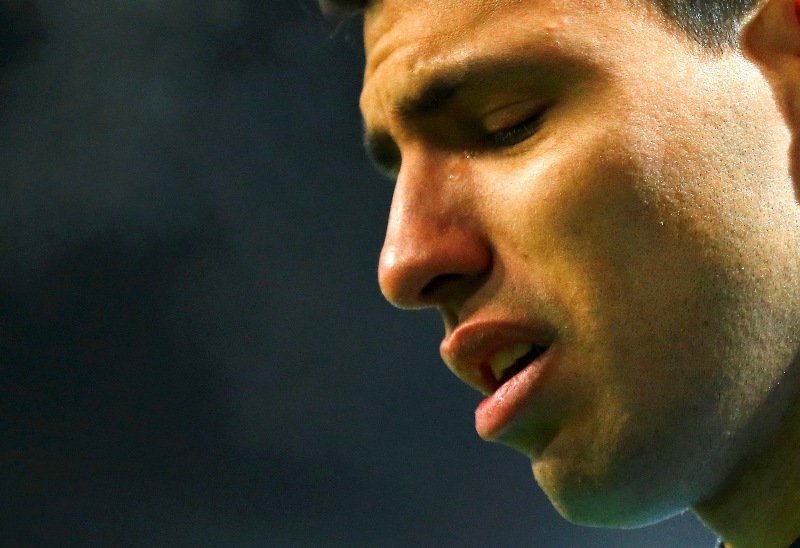 Sergio 'Kun' Agüero salió entre lagrimas
