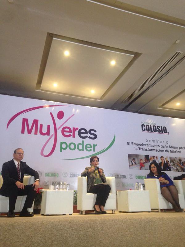 La titular de Sedesol partició en el seminario El Empoderamiento de la Mujer para la Transformación de México.